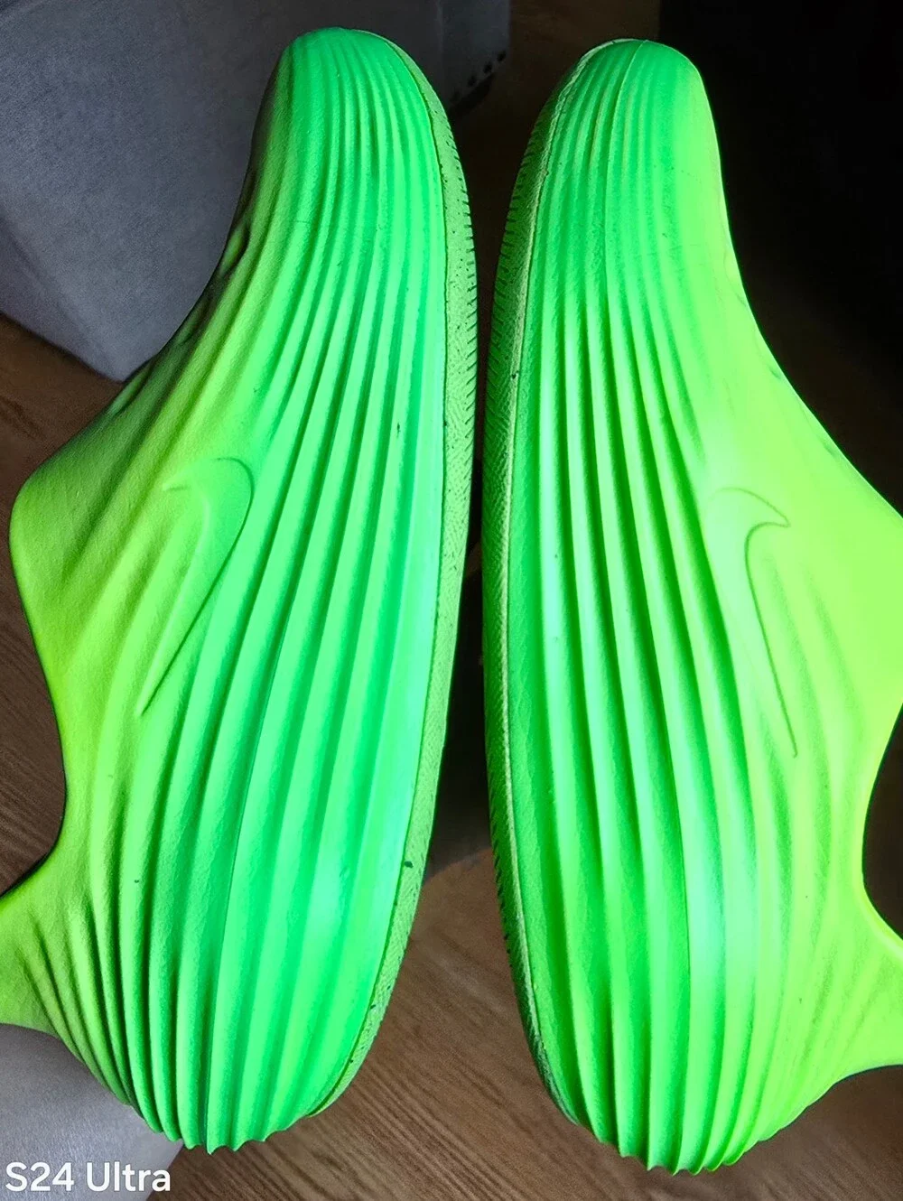 Sz 4 Men's/5 Women's/4Y NIKE REACT X REJUVEN8 Green Strike/Volt/Black